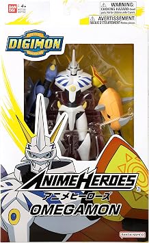 ANIME HEROES - Digimon - Omegamon Action Figure | Digimon 6 Inch Action Figure Anime Heroes - Omegamon