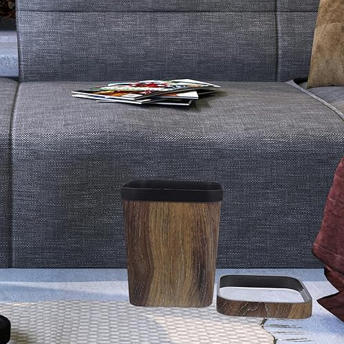 Miniatura 5 de STOBAZA Bote de basura, 1 unidad, soporte para maquillaje, contenedor de almacenamiento de plástico, baúl de almacenamiento al aire libre, papelera