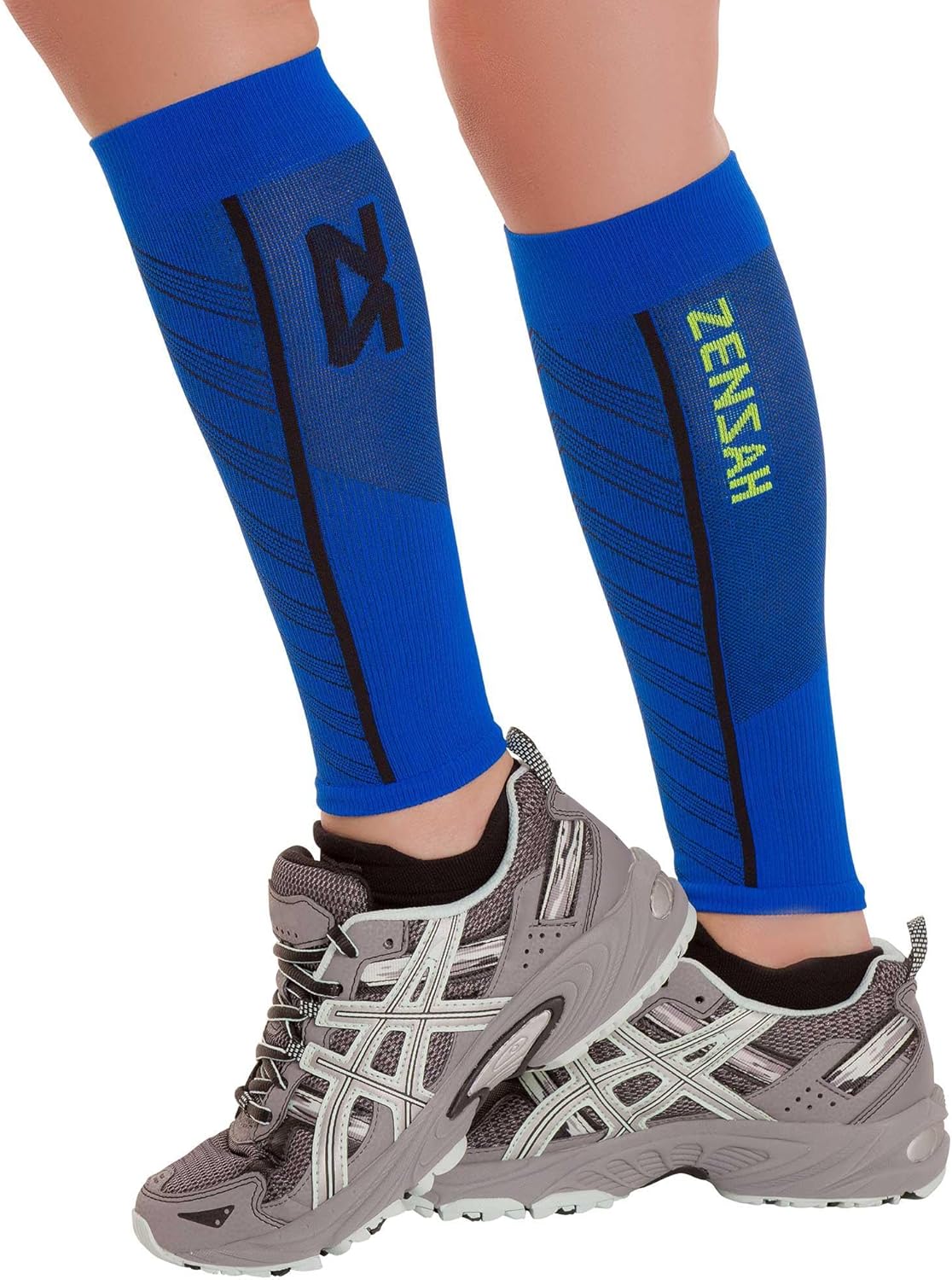 Zensah Featherweight Compression Leg Sleeves - Relieve Shin Splints, Calf Strains - Image 3