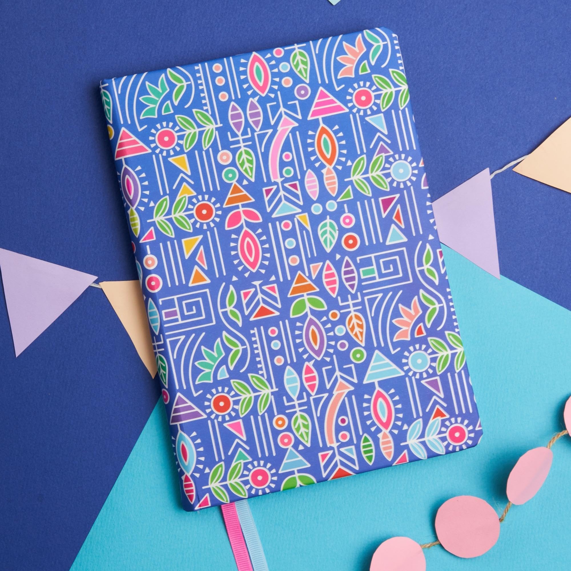 DOODLE Hard Bound Soft Foam Padded Paper Notebook | Compact Size A5 (8.25 x 5.7) | 160 Pages, 80 gsm | Flat Opening | Soft Foam Padding | Two Bookmark Ribbons - Vibrant Verse (B0CKXQDHX3) Amazon Price History, Amazon Price Tracker
