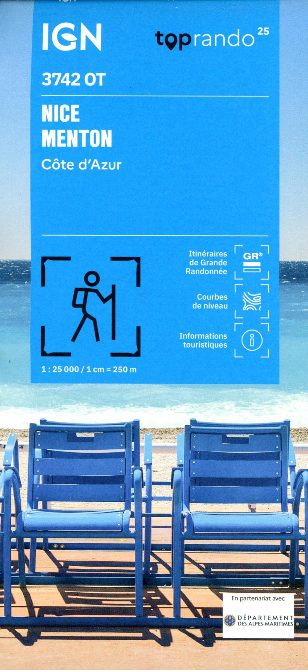 Nice / Menton / Côte d'Azur (3742OT): 1:25000 (TOP 25)