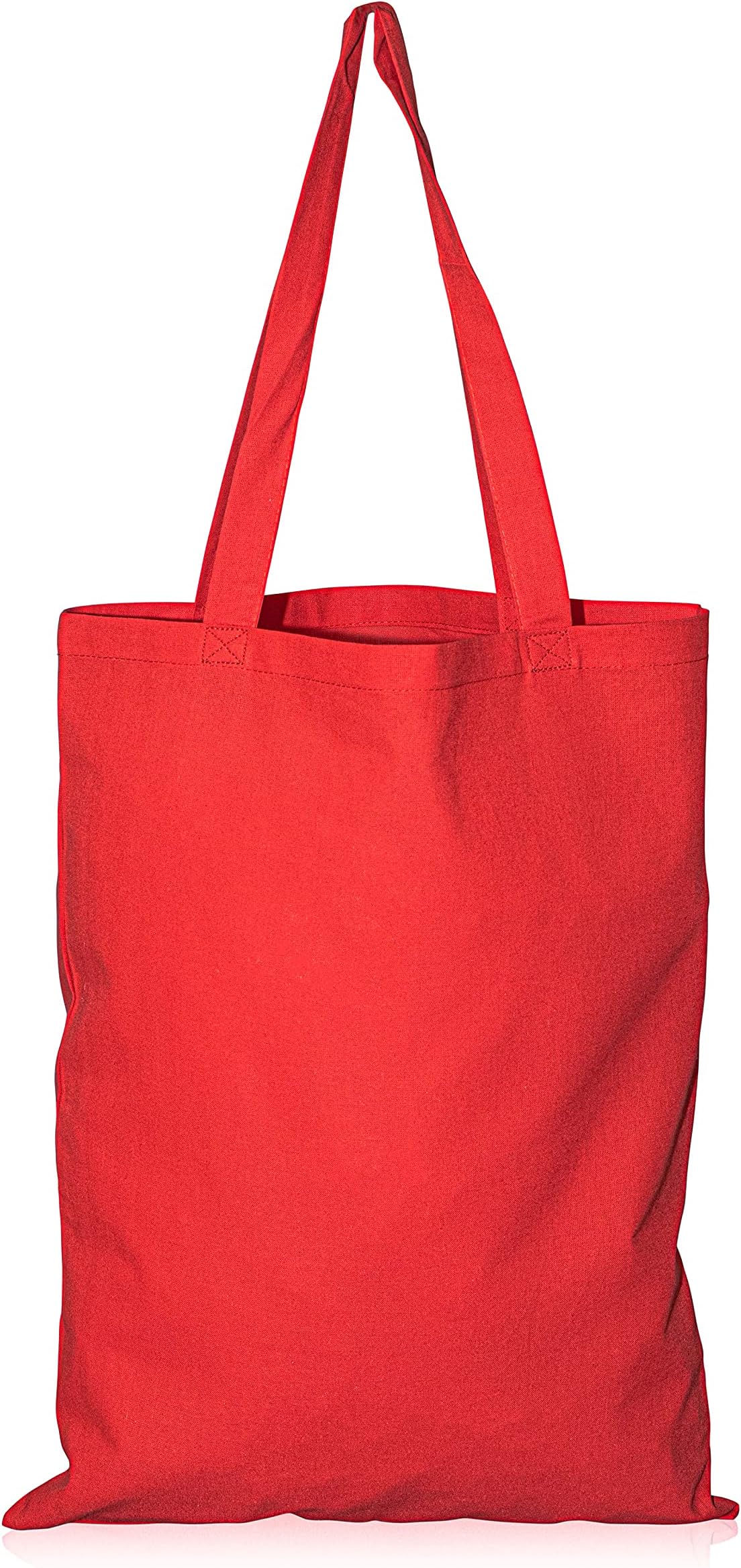 IMFAACanvas Tote Reusable Shopping Bags, Pack of 10, 100% Cotton, Ideal for Printing and Embroidery in Multi-Colours, Cotton Lining, Machine Wash, Unisex-Adults