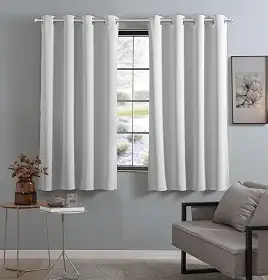 Cortina Tecido Blackout Corta Luz 80% 2,70 X 1,60m (Branco Gelo)