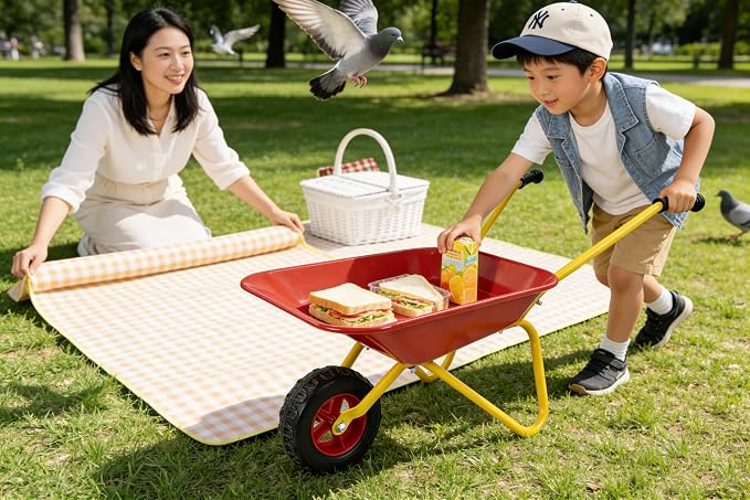 Carretilla infantil metálica 33lbs capacidad 30.12" L x 18.11" W x 15.16" H miniatura 3