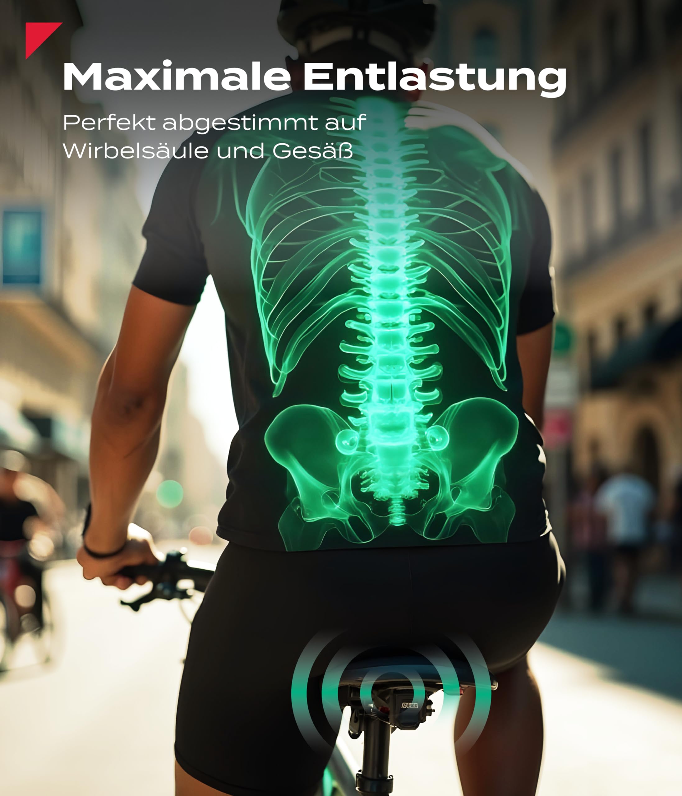 IMPACT® Sattelstütze gefedert mit SoftPost Federelementen [INKL. 3 FEDERN] - Federsattelstütze 27,2| 30,9| 31,6 Durchmesser - Sattelfederung Fahrrad - gefederte Sattelstange zur Wirbelsäulenentlastung