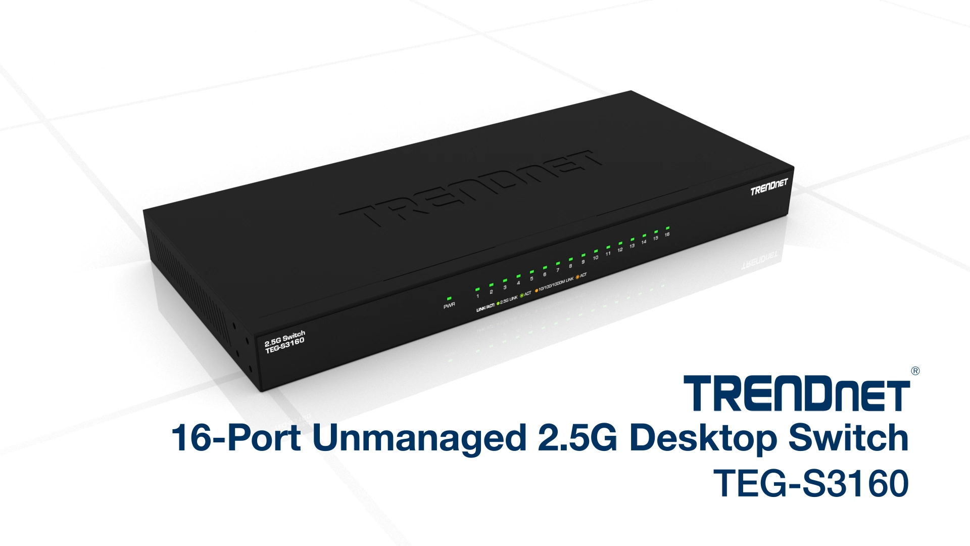 Amazon.com: TRENDnet 16-Port Unmanaged 2.5G Desktop Network