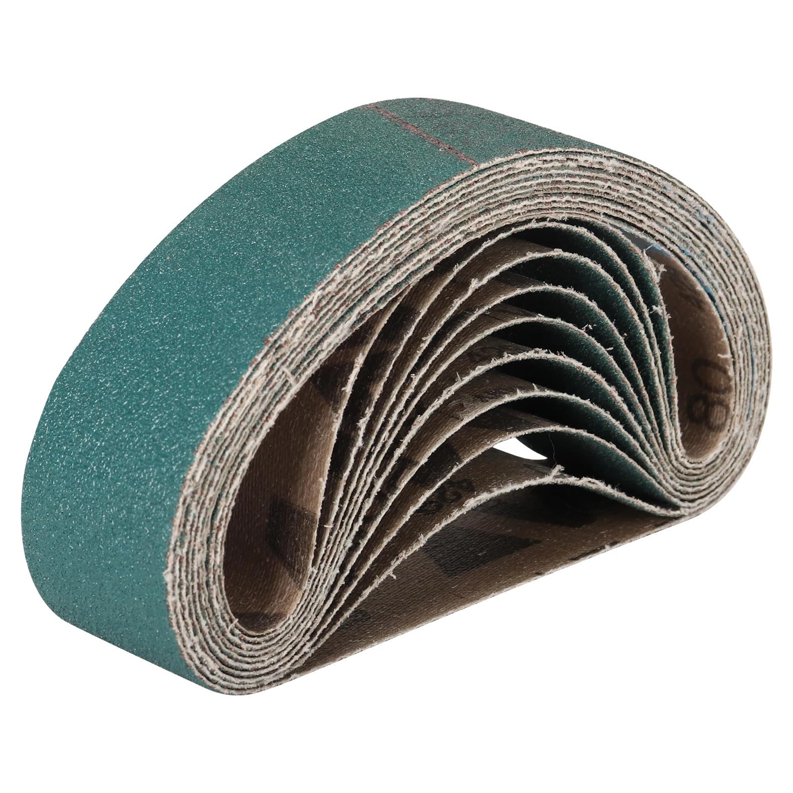 Banda Abrasiva Bandas de lija 330 x 30 mm, grano 80/120/240, for pulir madera y metal blando, ideal for lijadoras banda(Mix(each 3pcs))