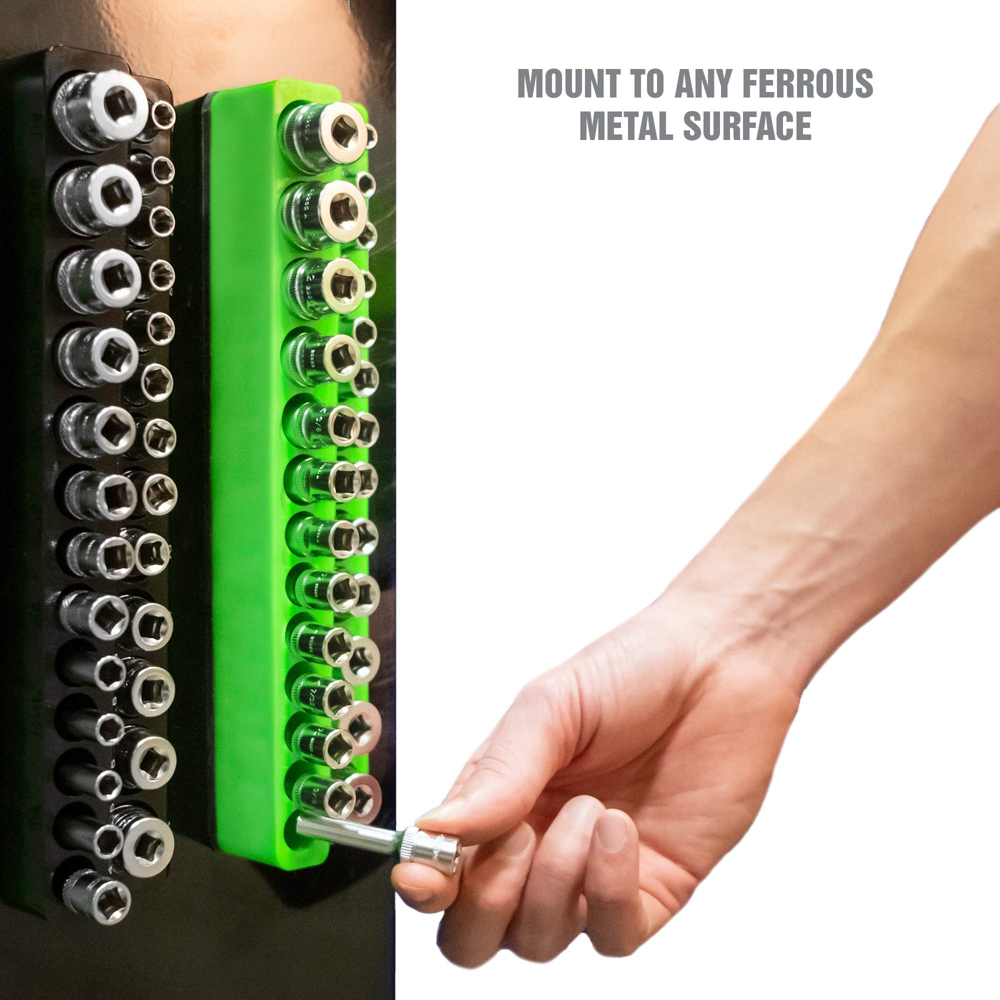 OEMTOOLS 22487 3 Piece Metric Socket Organizers, Socket