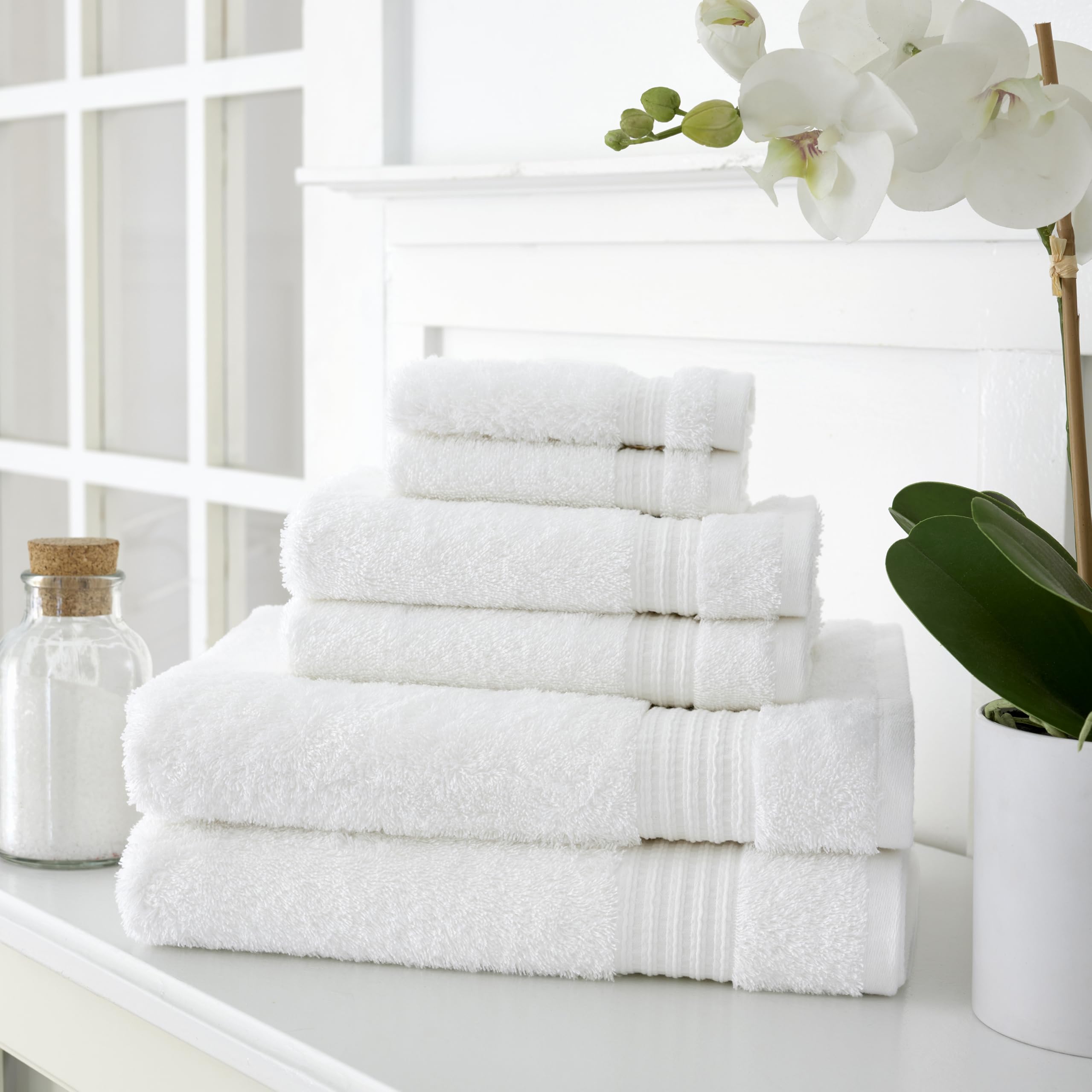 Amazon.com: Martha Stewart Egyptian Cotton Bath Towels Set - 6
