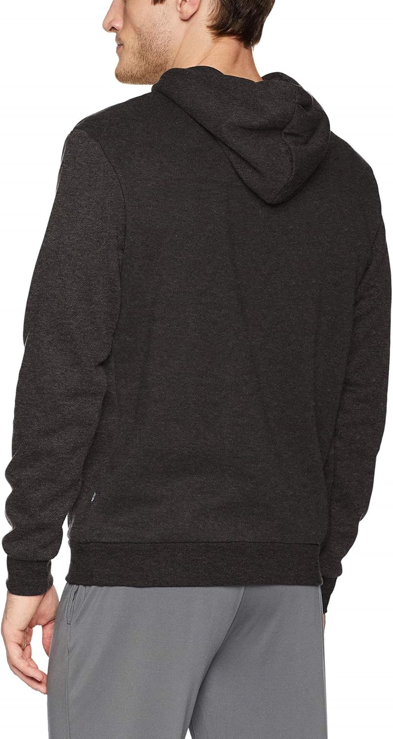 PUMA Men's Essentials Big Logo Fleece Hoodie Small Dark Gray Heather