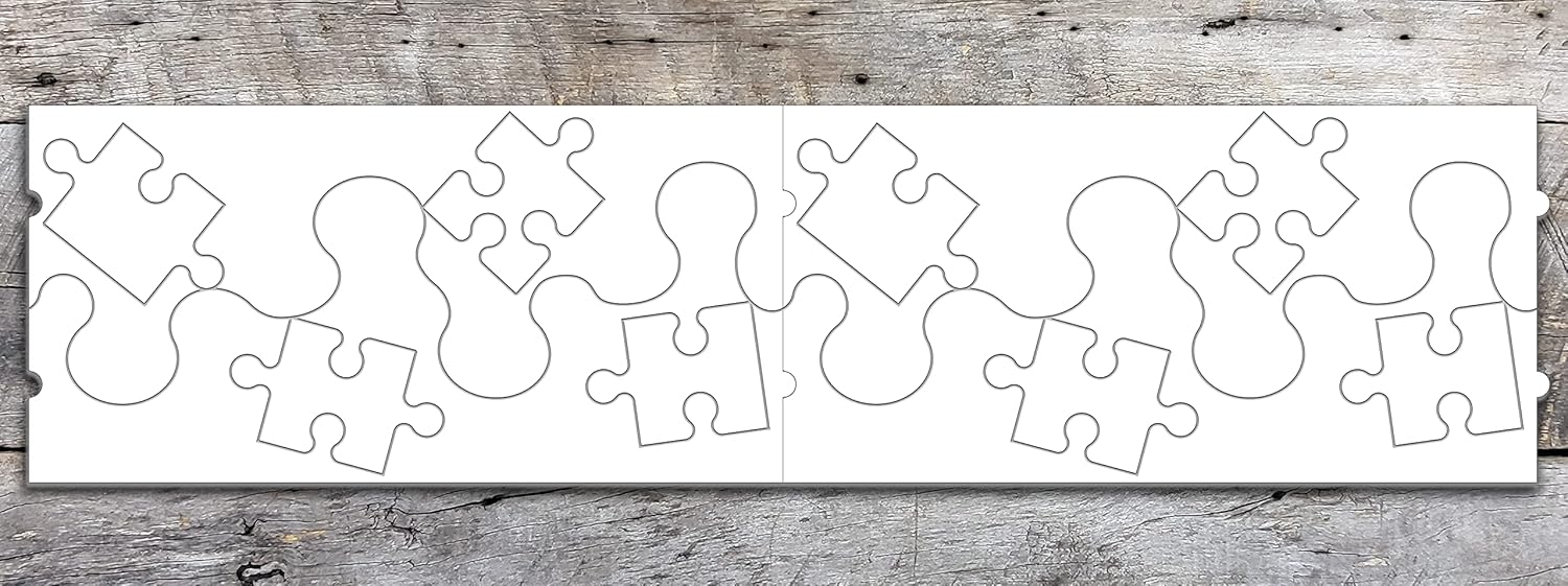 Groovy Patterns Puzzle Me Patchwork Quilt Pattern - Long Arm Board Sewing Patterns - Quilting Templates Sewing Supplies