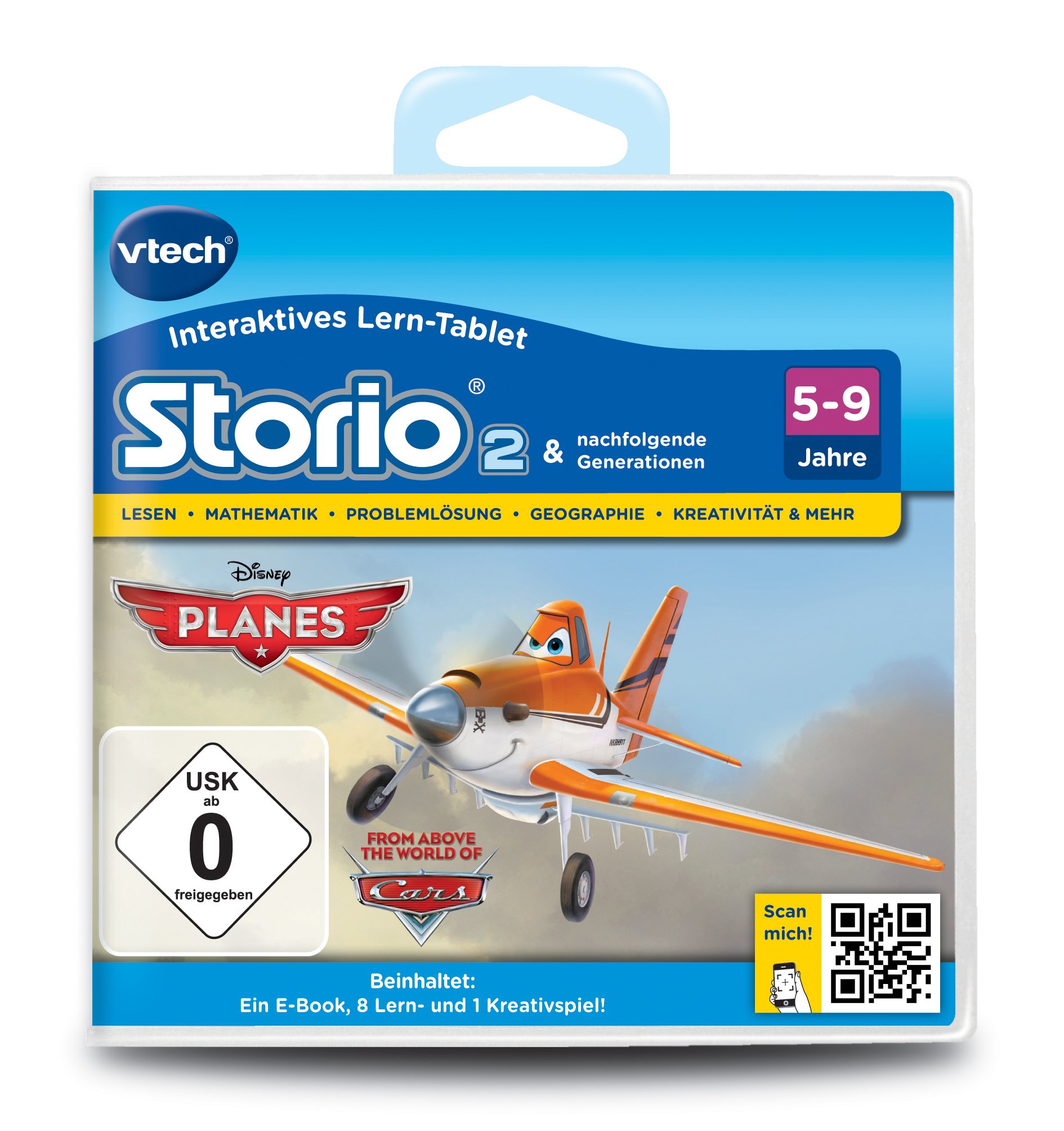VTech 80 - 231804 - Jeu éducatif Planes - Storio 2, Storio 3S - Version Allemande