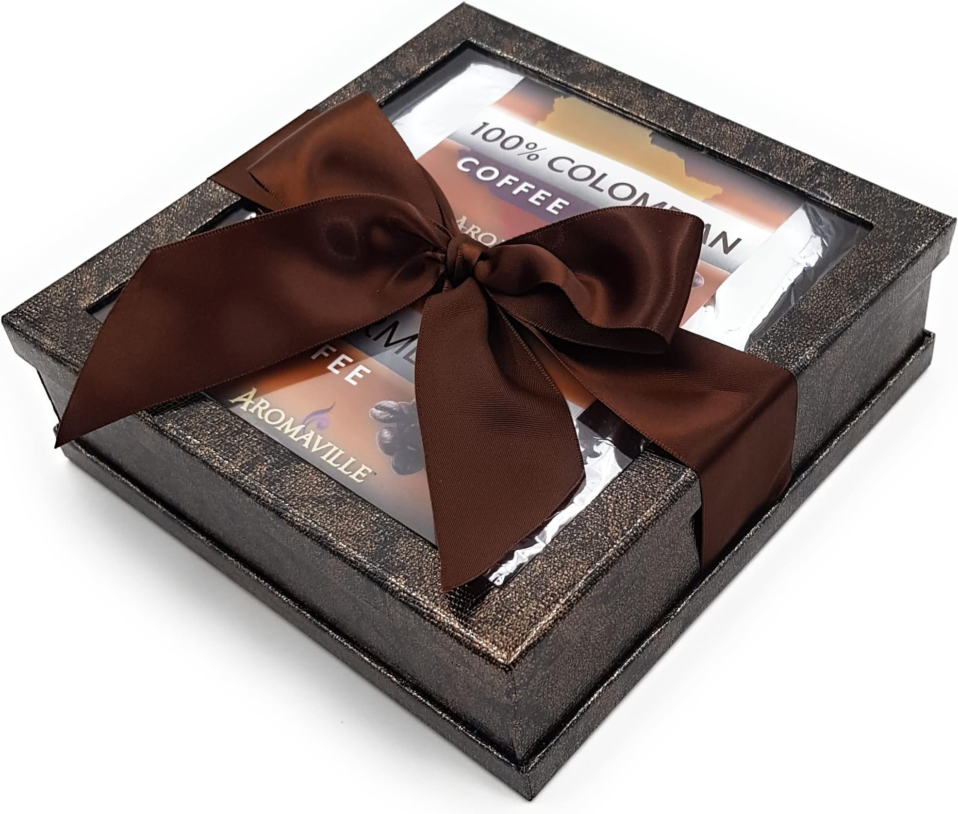 The Gift House Gourmet Coffee Gift Set - Coffee Gift Basket - Coffee Lovers Gifts - Coffee Gift Set - Coffee Sampler Gift (Bronze)