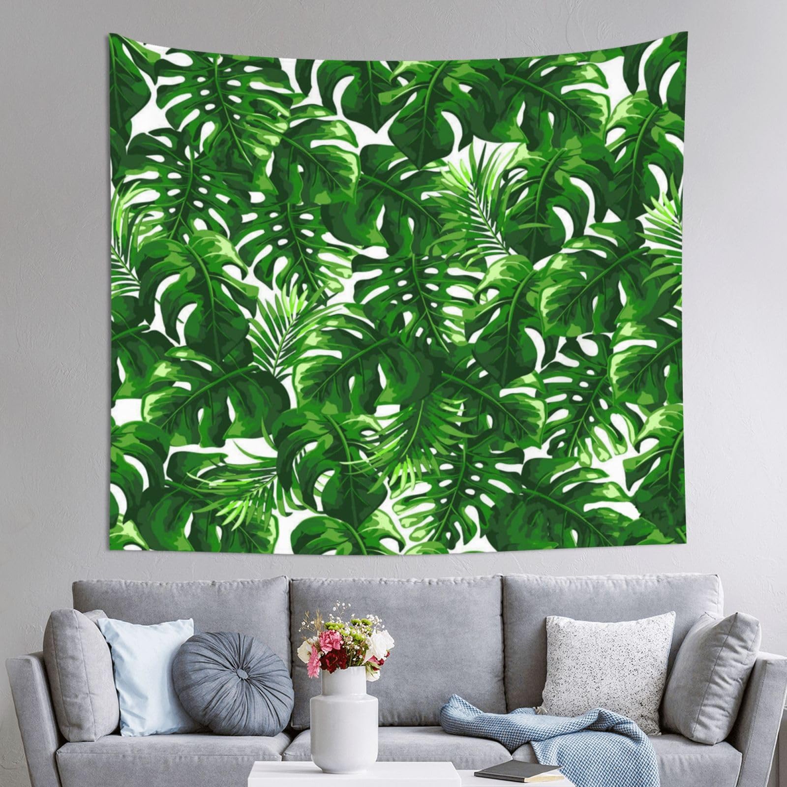 WKSGDSG Decoration Tapestry Wall Hanging For Bedroom, Palm, 152x130cm Dorm Decor, Lightweight Easy Hang Wall Art For Living Room, Aesthetic Tapestries For Outdoor, Ceiling, Doorway, Camping