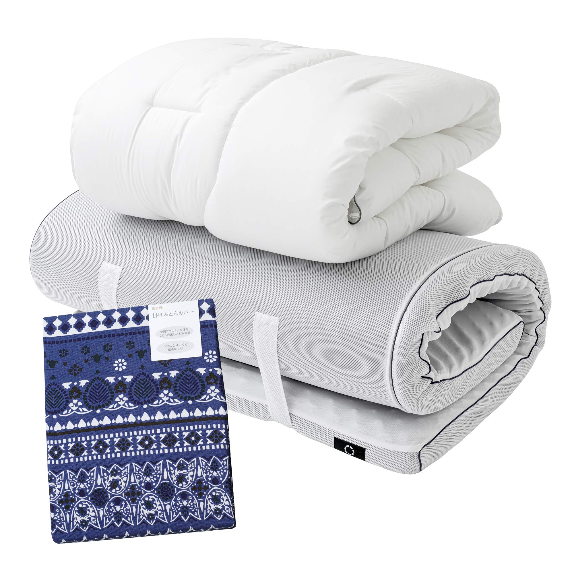 東京西川 SEVENDAYS 高弾性 マットレス ハード シングル 凹凸