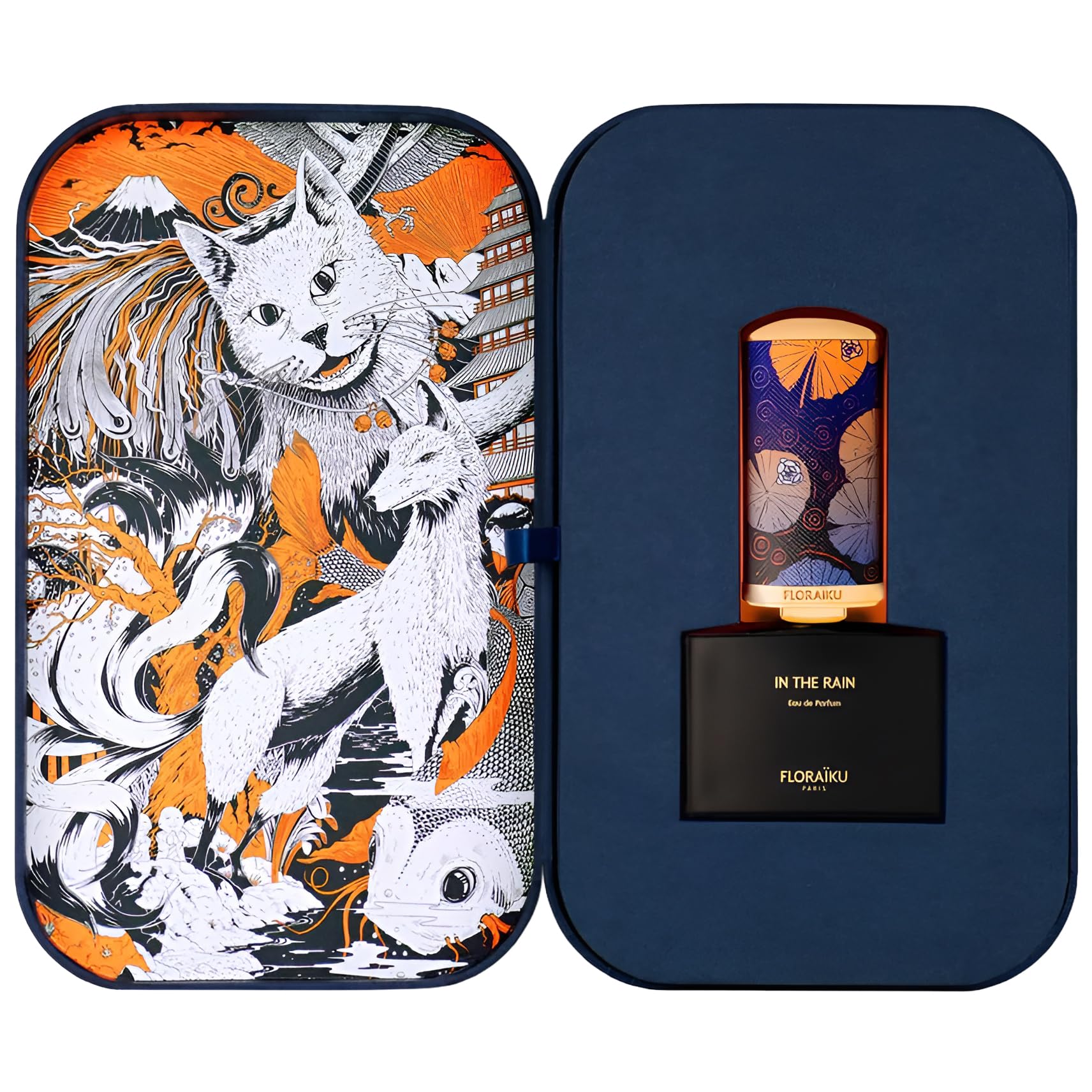 Floraiku In the Rain 2-Piece Set for Unisex, (1.69 Oz Eau De Parfum Spray + 0.33 Oz Eau De Parfum Spray)