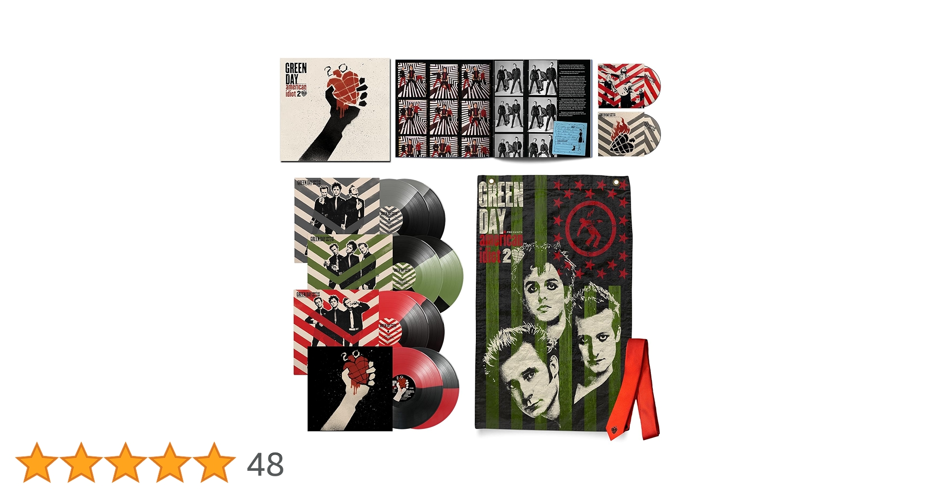 Green Day - American Idiotアナログレコード American Idiot (20th Anniversary Edition)(レッドブラック