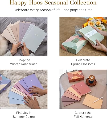 Miniatura 6 de Diario de cuaderno (paquete de 8), A5, 5.5 x 8 pulgadas, papel grueso de 2.82 ozm, bonito juego de cuadernos con tapa de papel suave, diario de