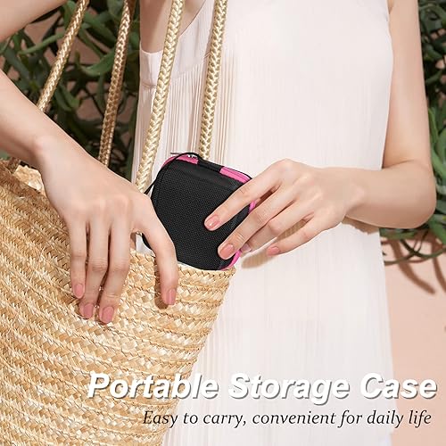 Miniatura 7 de YaFex - Soporte para brocas de uñas  Contenedor organizador de brocas de uñas Efile, organizador portátil a prueba de polvo para herramientas de