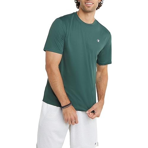 Champion Men's T-shirt, Sport Tee, Moisture Wicking, Anti Odor, Athletic T-shirt for Men (Reg. Or Big & Tall)