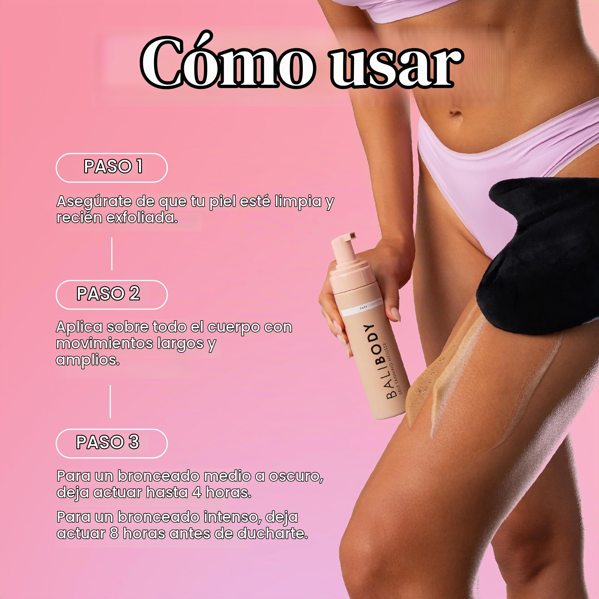 BaliBody autobronceadores y bronceadores (espuma autobronceadora, 6.7 oz)