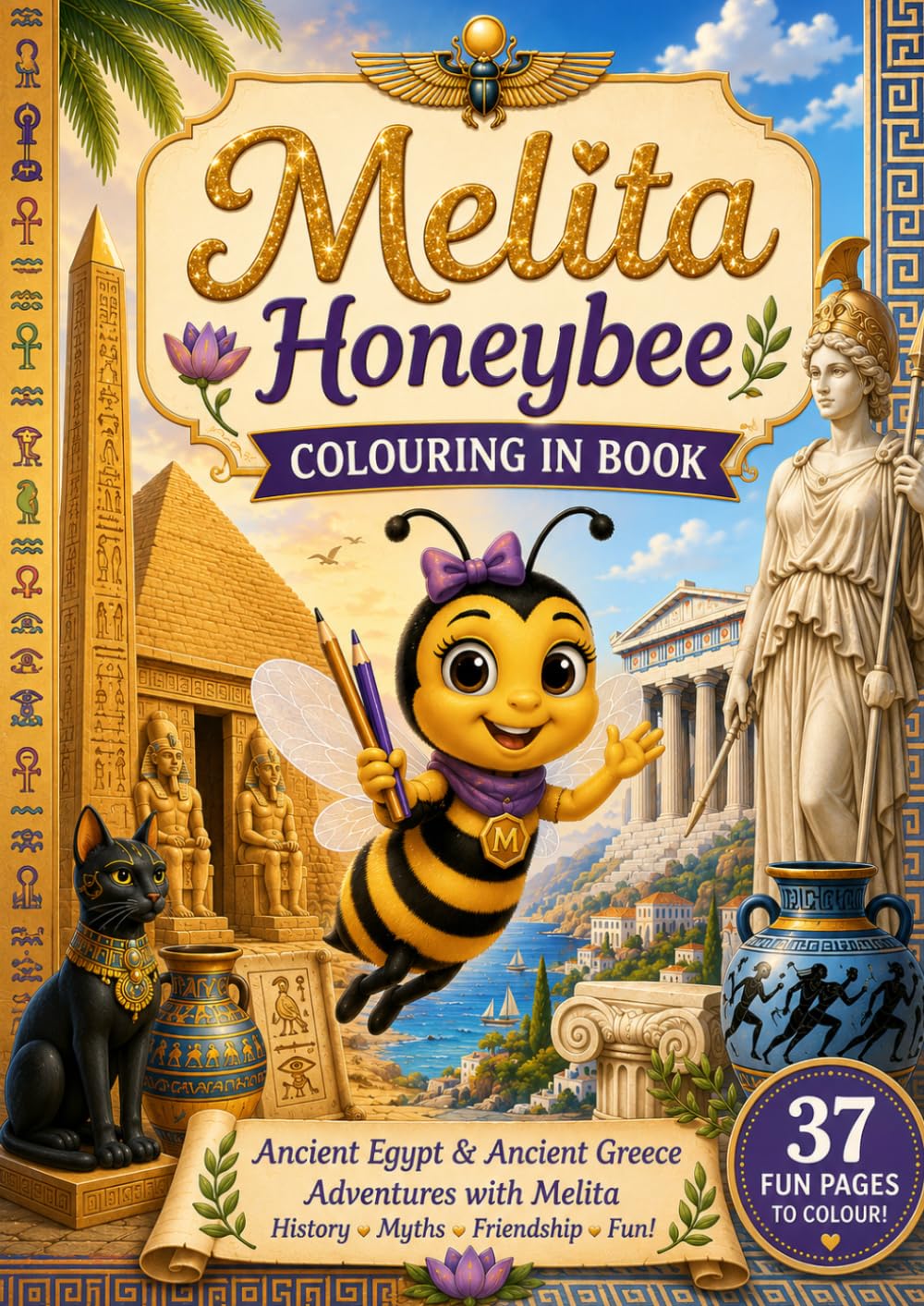 Melita Honeybee: Colouring In Book