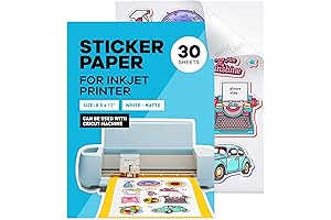 Cricut Sticker Paper - Printable Vinyl DIY Sticker Maker