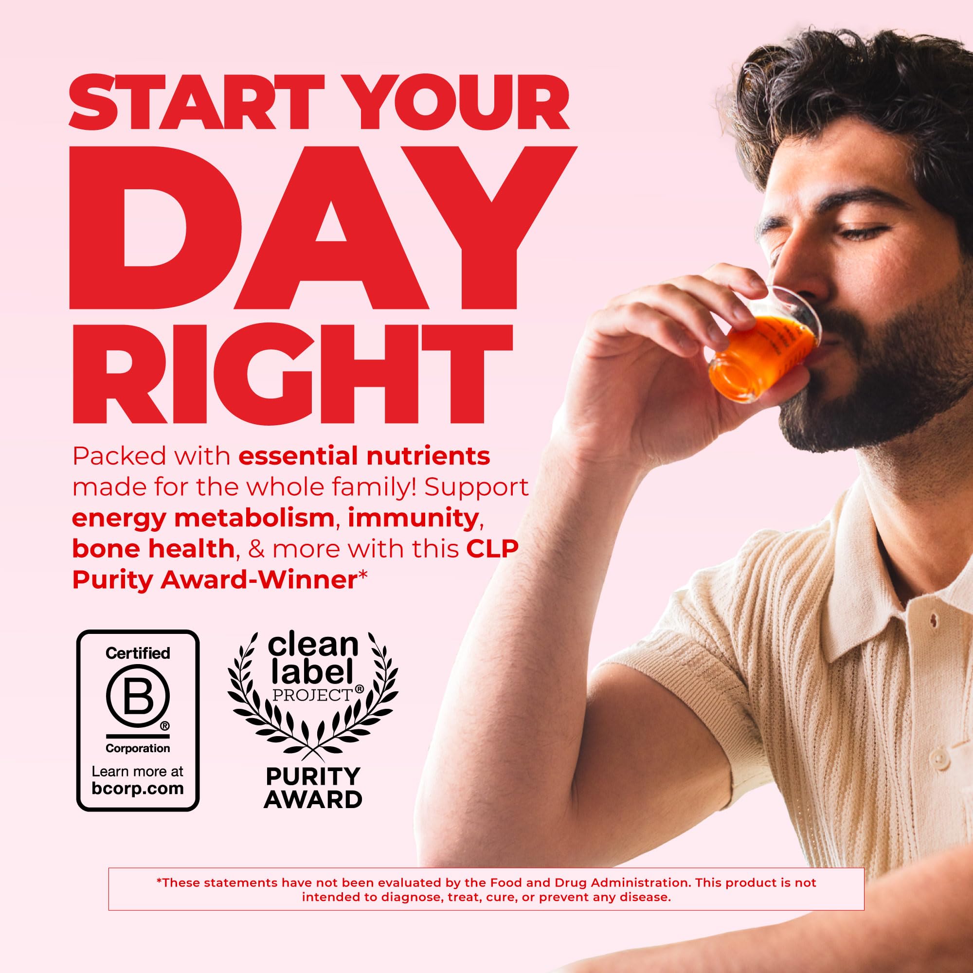 MARYRUTH'S Liquid Morning Multivitamin for Women, Men & Kids, 15 Servings — Amazon image 2