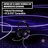Sony INZONE H6 Air Auriculares Gamer Alámbricos Open-Back con Micrófono, Negro | Ultraligeros para Comodidad Todo el Día, para PC/PS5/Móvil, Micrófono de Alta Fidelidad Desmontable, Audiófilo, Caja de Audio USB‑C 3