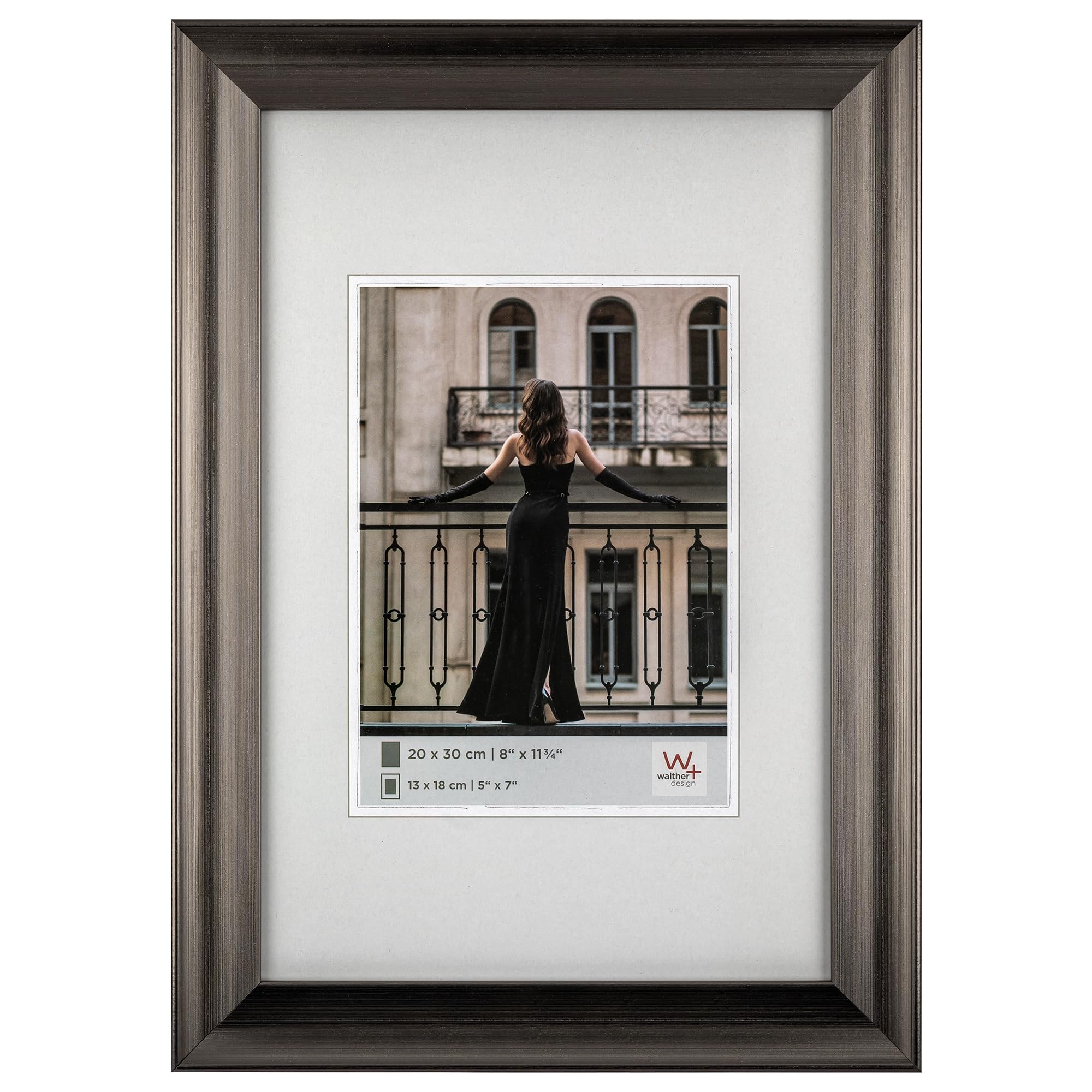 walther design Bilderrahmen Venice 20x30 cm, stahl, JL030D