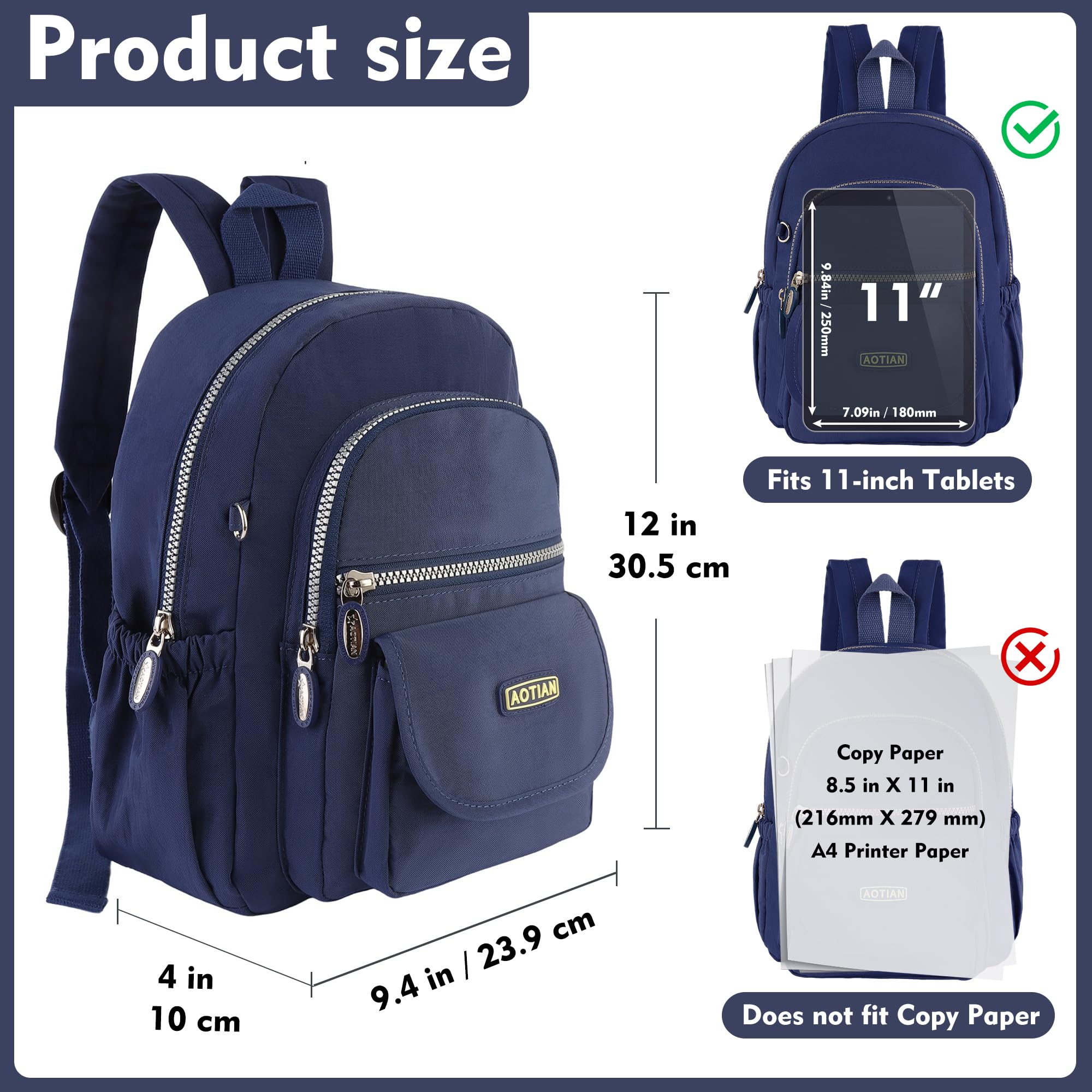 Mini nailon impermeable mujeres Mochilas Casual ligera fuerte pequeño packback Daypack para las niñas Ciclismo Senderismo camping viajes al aire última intervensión 3