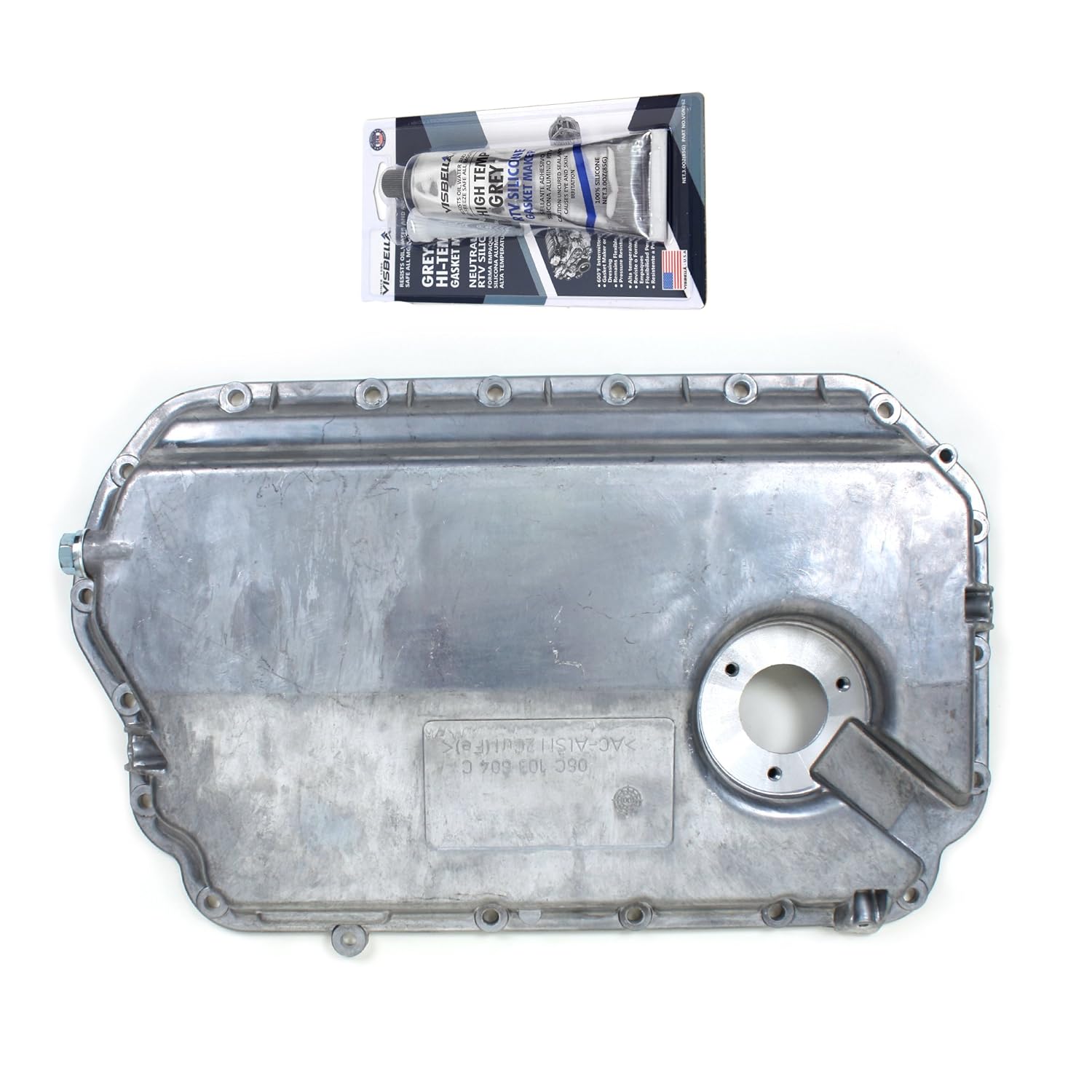 CNS Engine Lower Oil Pan and RTV Gasket Silicone Compatible with 2002-2006 Audi A4 & A6 3.0L (2976cc) DOHC V6