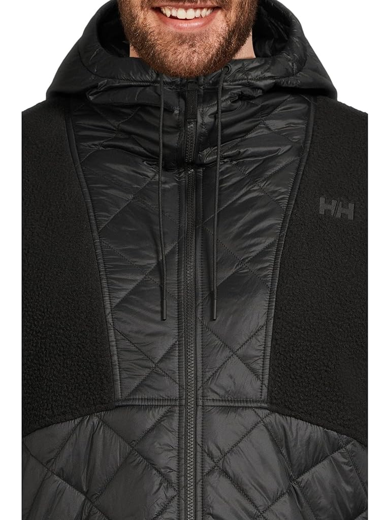 Black Helly Hansen Stowe Hooded Hybrid Jacket