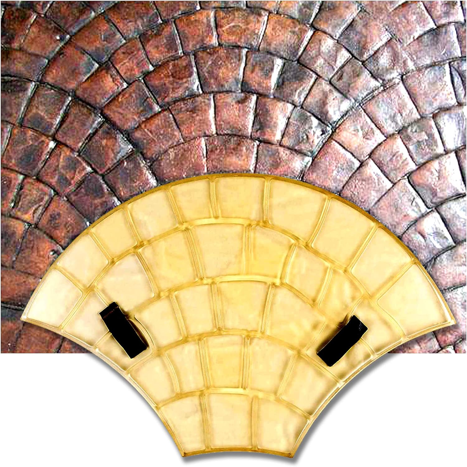 Polyurethane Mat Stamp Fan Texturing Skin Slate Pattern Stone