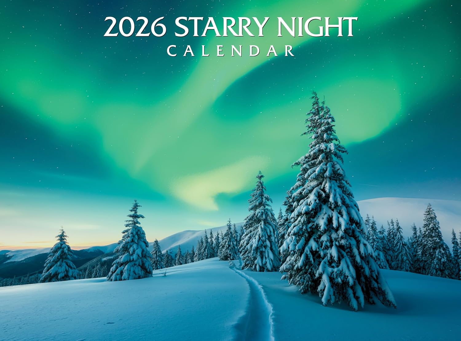 2026 Starry Night Wall Calendar