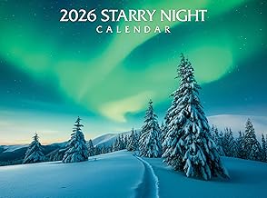 2026 Starry Night Wall Calendar