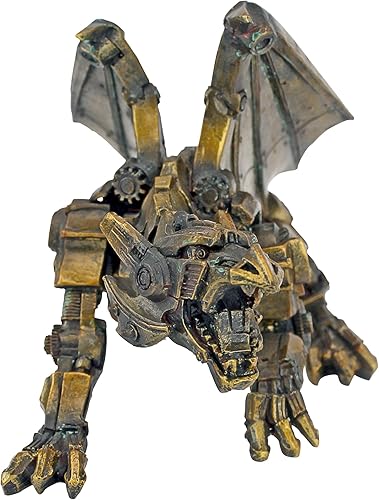Miniatura 3 de Design Toscano Estatua de dragón de engranaje gótico steampunk, bronce