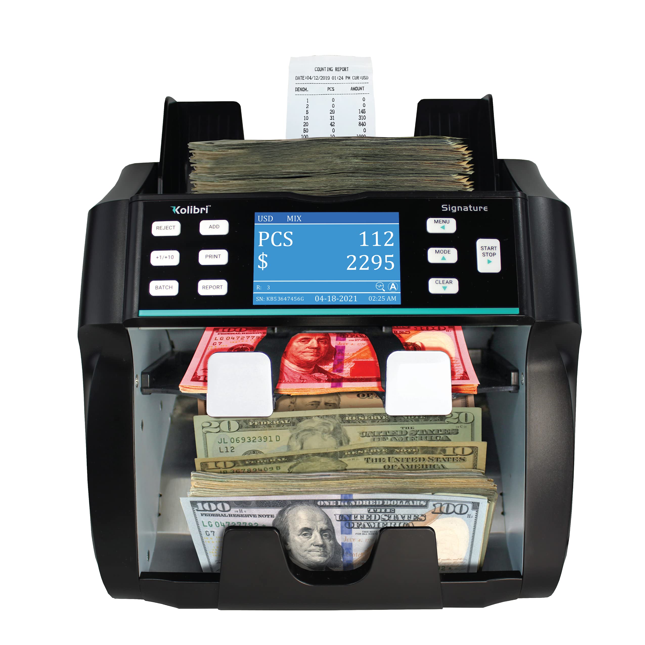 Kolibri Signature 2 Pocket Bank Grade Mix Value Counter Sorter | Desertcart  Brunei