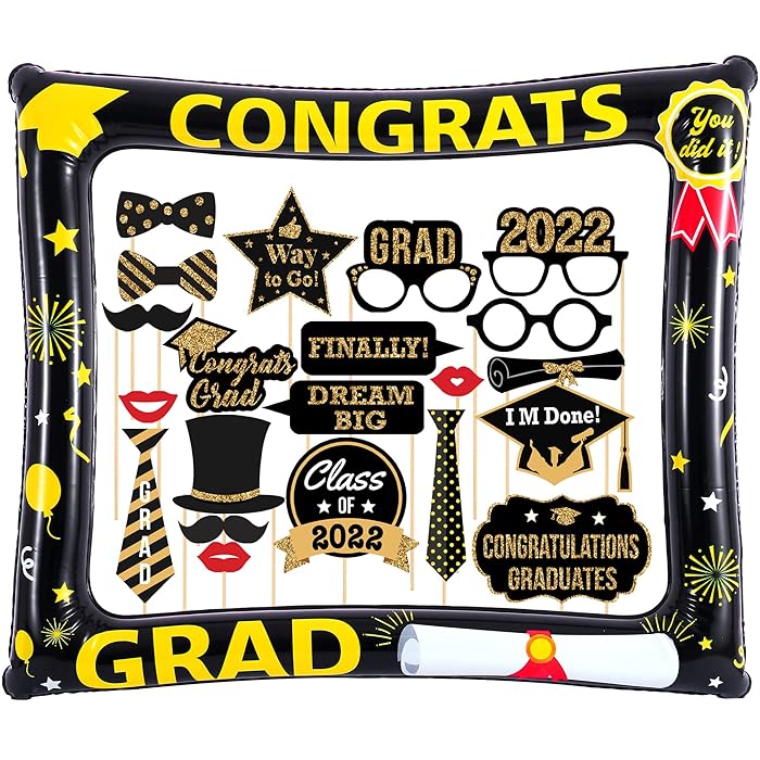 Buy Graduation Photo Booth Frame 2022 Pack of 22 Graduation Photo