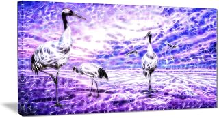 Digital art PT2438~32~16 Storks~Animal Canvas Art  32x16 - Compare price