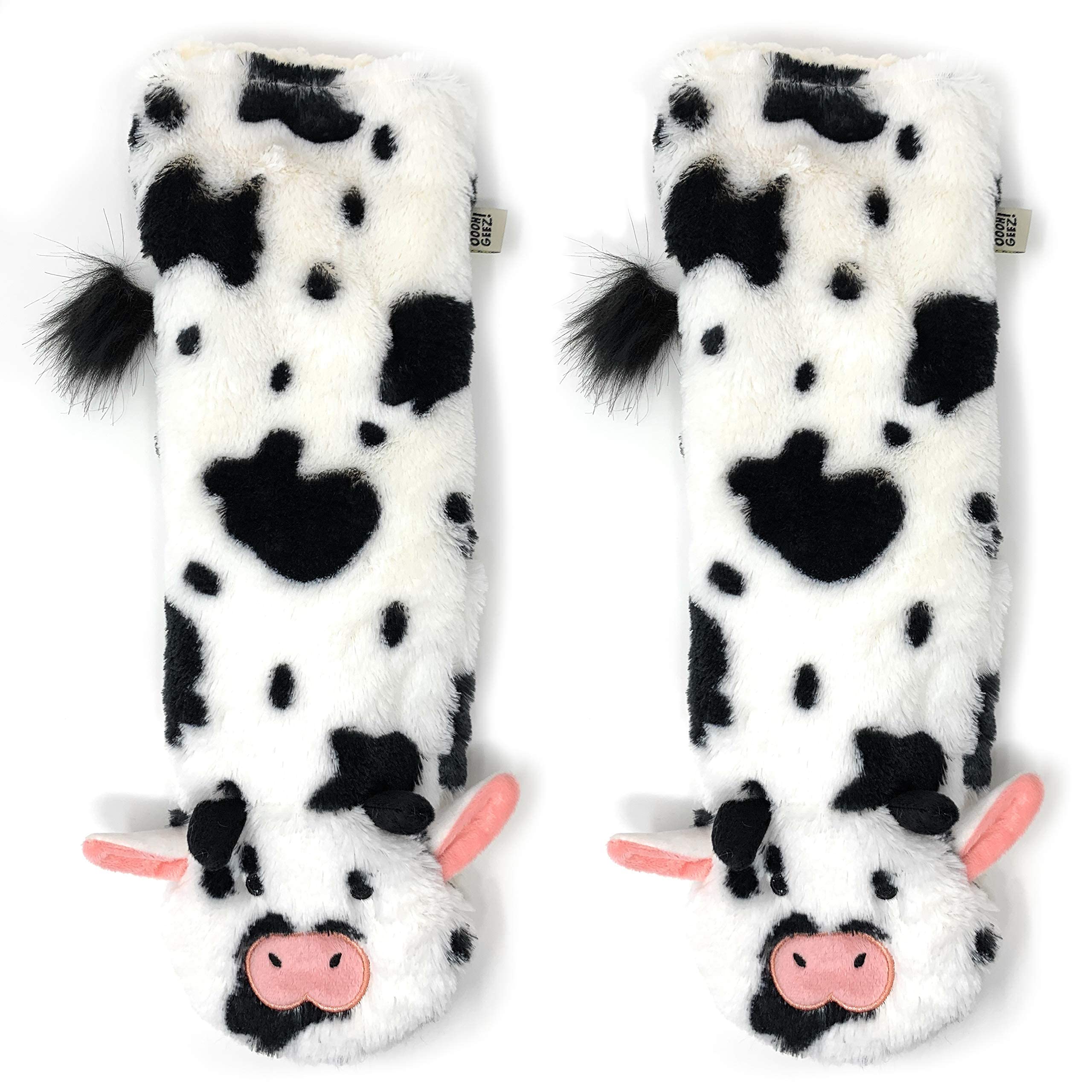 ooohyeah Womens Non Slip Fuzzy 3D Animal Slipper Socks, Funny Warm Cozy Fluffy Cute Indoor Slippers with Grippers