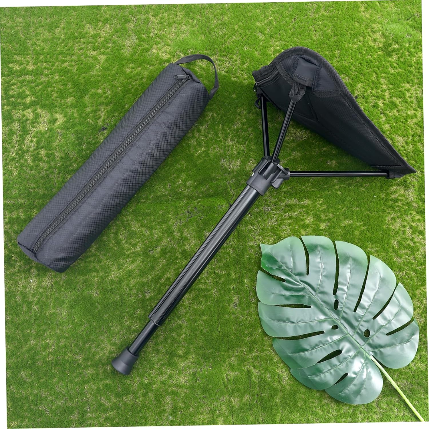 SUPVOX 1pc Folding Camping Stool Chair Portable Lightweight Sturdy Outdoor Seating for Hiking Travel Picnics Convenient Space-Saving Design for Heights