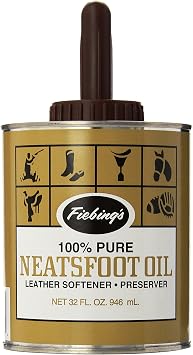 Fiebings Pure Neatsfoot Oil with Applicator, 32 oz
