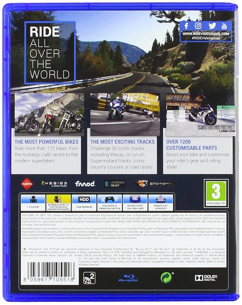 その他 Ride 2 (PS4) - Imported 2zzhgl6 Amazon.co.jp: Ride 2 (PS4) - Imported : ゲーム