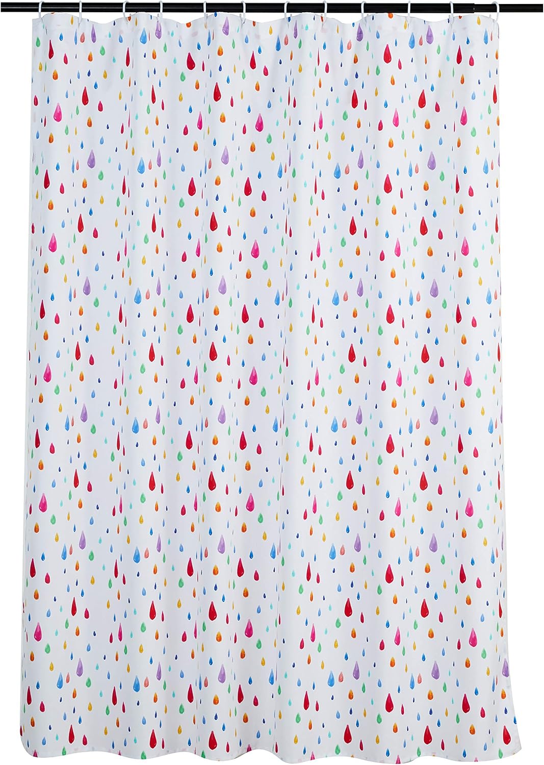 Amazon Basics Rainbow Raindrop Shower Curtain 72 Inch Amazon.co.uk