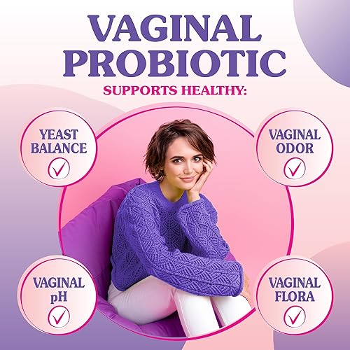 Miniatura 3 de Seraphina Probióticos vaginales 2 en 1 para mujeres + equilibrio hormonal 90 cápsulas de cuidado femenino completo, PMS y salud del tracto