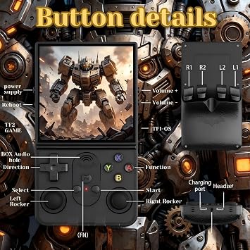 S600 Retro Handheld Game Console with Classic Games
