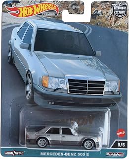 Hot Wheels Mercedes Benz 500 E, Canyon Warriors Car Culture 5/5 [Silver/Gray]