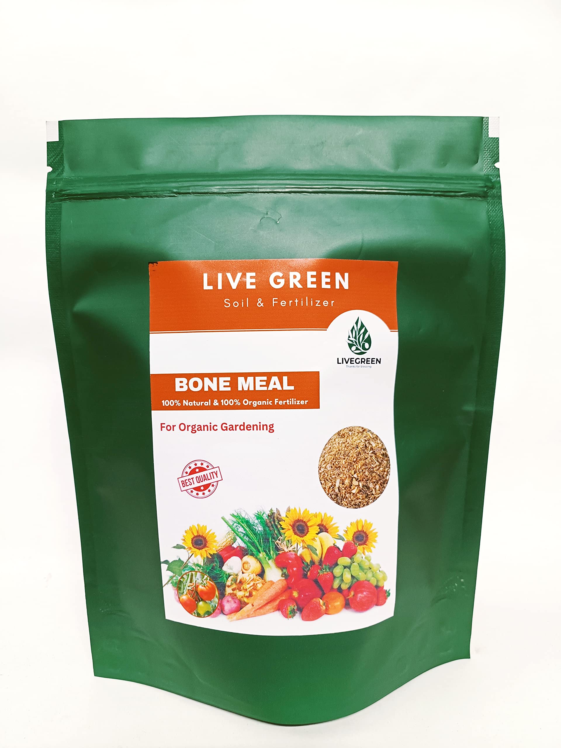 Live Green Soil & Fertilizers | Bone Meal Organic Fertilizer Plant Food Best for Plants Growth Multi-Qty Packs (2kg) (B0BS9NG6P9) Amazon Price History, Amazon Price Tracker