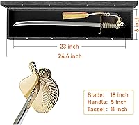 Vista 5 de Sable de champán con mango dorado y caja de regalo de madera, abridor de champán de espada pirata, cuchillo de vino espumoso, cuchillo de champán